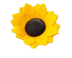 Decoratiune comestibila din zahar, Floarea Soarelui - Nati Shop