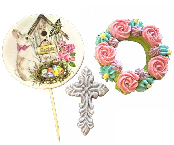 Decoratiune comestibila din zahar, Paste - Nati Shop