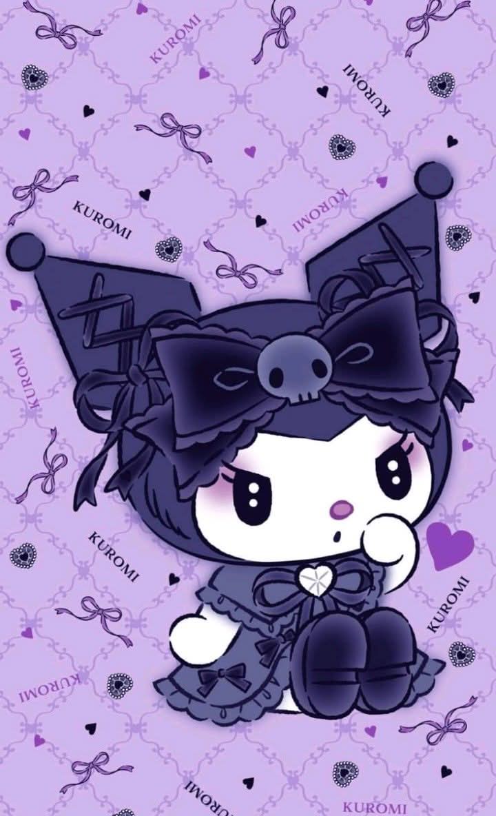 Imagine comestibila, vafa sau icing, format A4, Kuromi - Naty Shop