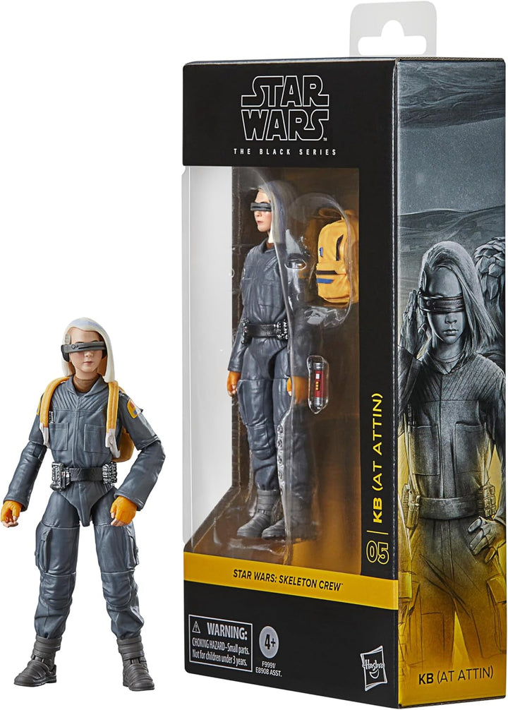 Star Wars Seria Neagră Piratul Căpitan Brutus (Port Borgo), Skeleton Crew Action Figure (15 Cm)