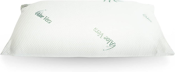 Mister Sandman Pernă ergonomică 40X80, pernă pentru gât cu față de pernă Aloe Vera, pernă Visco perfect potrivită pentru cei care dorm abdominal, cei care dorm pe spate și cei care dorm lateral, pernă cu spumă de memorie