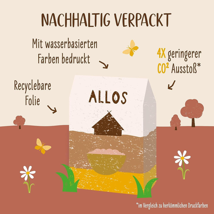 Allos Amaranth Crunchy Edelnuss | Bio Müsli | Nuss Müsli | Haferflocken | Frühstückscerealien | Vegan | 6Er Pack (6 X 400G)