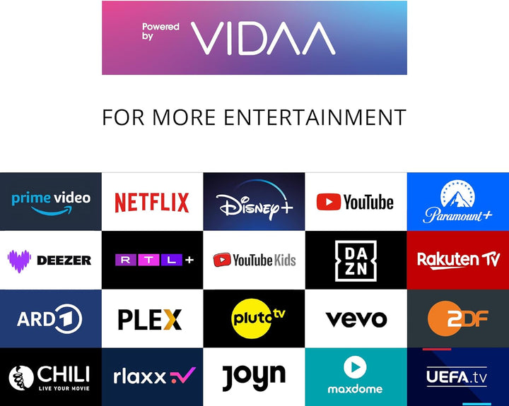 DYON Movie Smart 24 VX 60 Cm (24 Zoll) Fernseher (HD Smart TV, HD Triple Tuner (DVB-C/-S2/-T2), App Store, Prime Video, Netflix, Youtube, DAZN, Disney+) [Mod. 2023]…