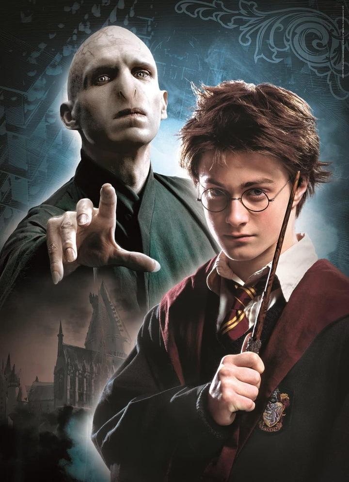 Clementoni 61884 Harry Potter - Puzzle 3 X 1000 piese de la 9 ani, Puzzle colorat pentru adulți cu culori îndrăznețe, Joc de îndemânare pentru întreaga familie, Idee excelentă de cadou
