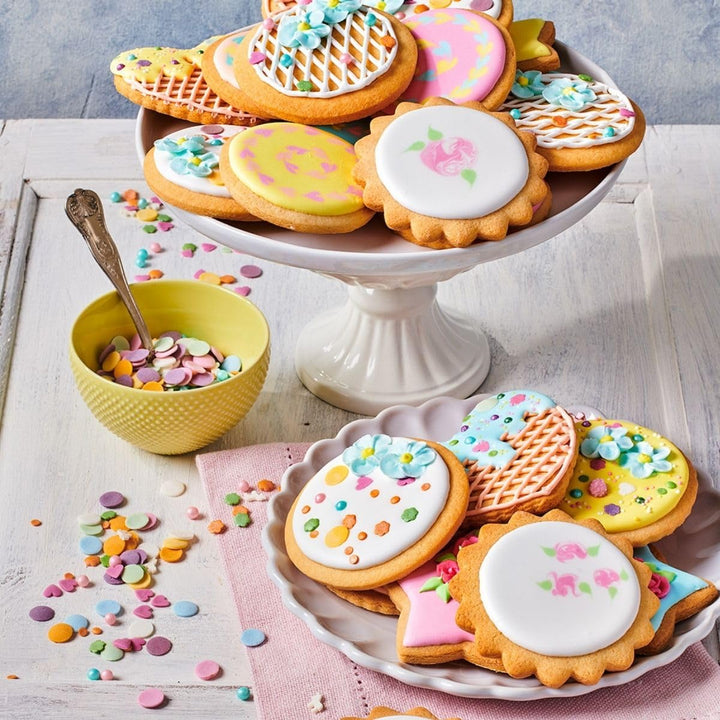 Funcakes Mix Für Royal Icing, Einfach Zu Verwenden, Zum Dekorieren Von Kuchen Und Keksen, Schöne Glasur, Nur Wasser Hinzufügen, Halal., 450 G