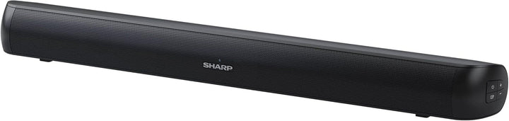 SHARP HTSB107 2.0 Soundbar 90W (USB, Bluetooth, HDMI, Optisch, Aux-In (3,5Mm), Breite: 65Cm), Schwarz