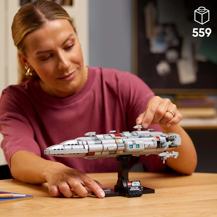 LEGO Star Wars 75405 Home One Starcruiser din Întoarcerea lui Jedi - Model de navă stelară - Set de fantezie și colecție de construit și expus - Cadou pentru fanii adulți și adolescenți