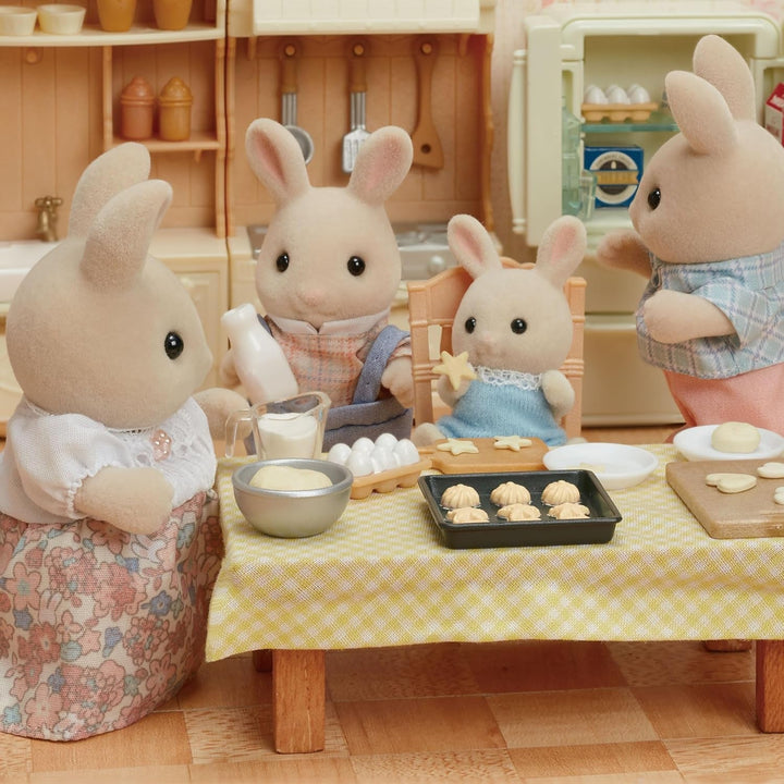 Sylvanian Families L5706 Familia Milk Bunny - Figuri pentru casa de păpuși