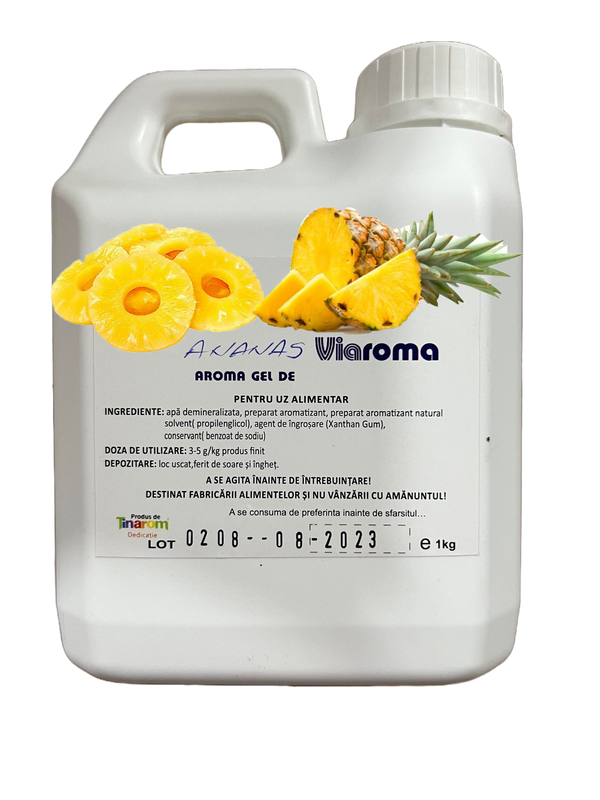 Aroma gel de ananas, 1kg - Nati Shop