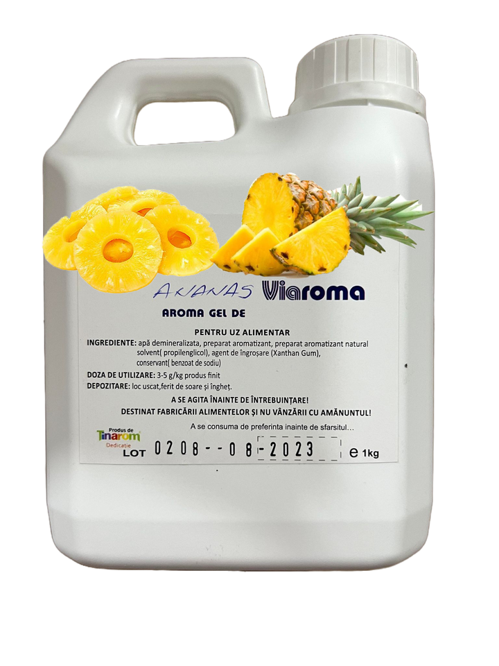 Aroma gel de ananas, 1kg - Nati Shop