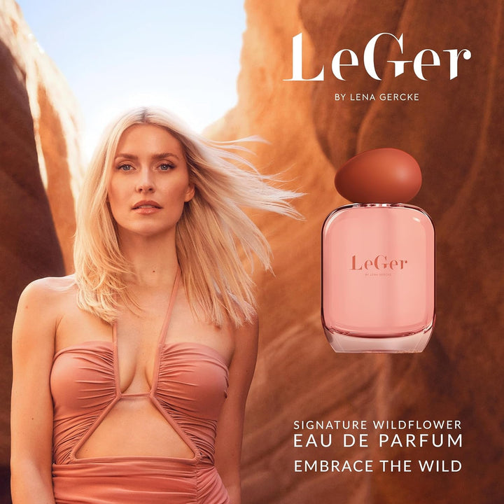 Apă de parfum Wildflower pentru femei, parfum feminin rafinat, de chihlimbar, cu piersică, ylang ylang și vanilie, 50 ml