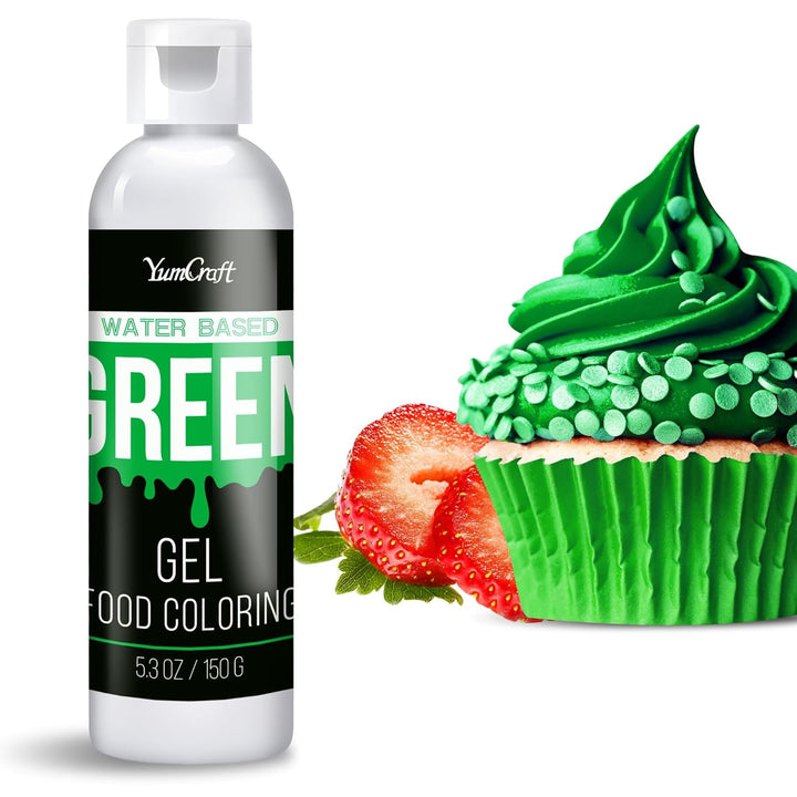 Lebensmittelfarbe Gel - Hoch Konzentriert Gel Lebensmittel Farbe Zum Kuchen, Backen, Ostereiern, Getränken - Zuckerfrei Food Coloring Für Fondant, Zuckerguss, Slime, Tortendeko (Rot, 150G)