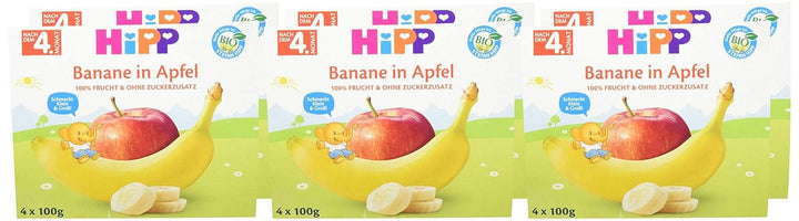 Hipp Bio Früchte Im Becher Banane in Apfel, 6Er Pack (6 X 400 G)