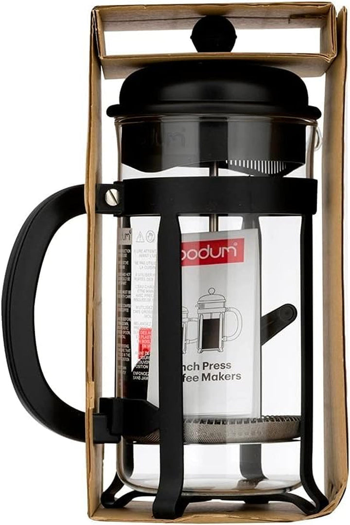 Bodum 1908-01 Cafetieră Java, 8 cești, 1 litru, multistrat, negru, espressor