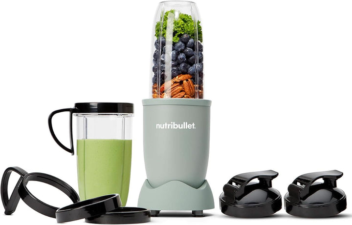 Nutribullet Pro, 900 Watt Leistung, Einfach Und Schnell in Der Anwendung, Kompakt, Leicht Zu Reinigen, Mit 700 Ml Becher, Smoothiemixer, Smoothie Maker, Elektrischer Mixer, NB904B, Schwarz