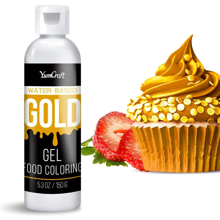 Lebensmittelfarbe Gel - Hoch Konzentriert Gel Lebensmittel Farbe Zum Kuchen, Backen, Ostereiern, Getränken - Zuckerfrei Food Coloring Für Fondant, Zuckerguss, Slime, Tortendeko (Rot, 150G)