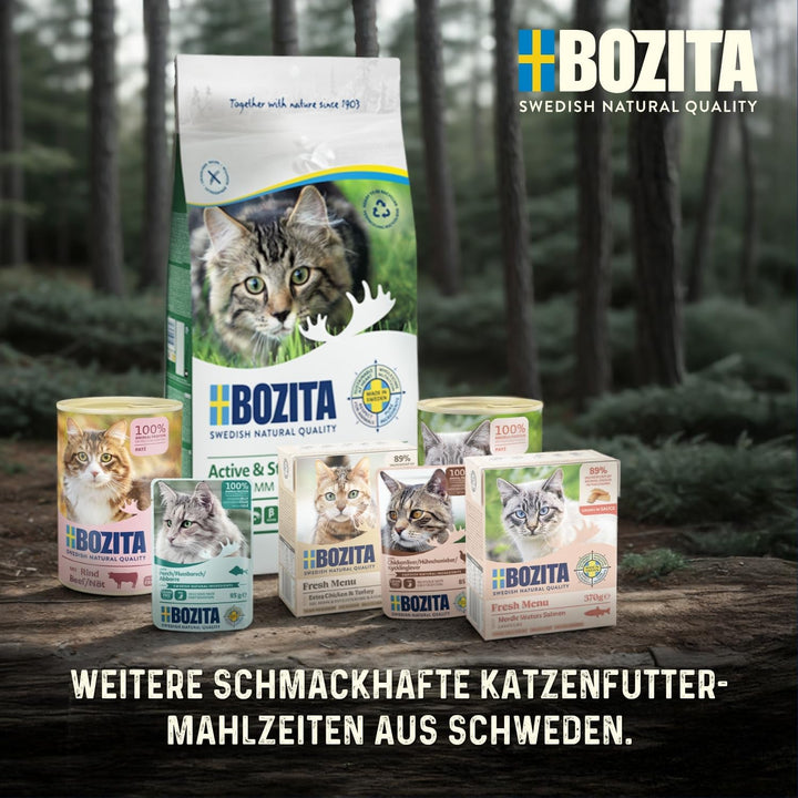 Bozita Mărunțișuri în sos cu pui și curcan Multibox 6X370G în Tetra