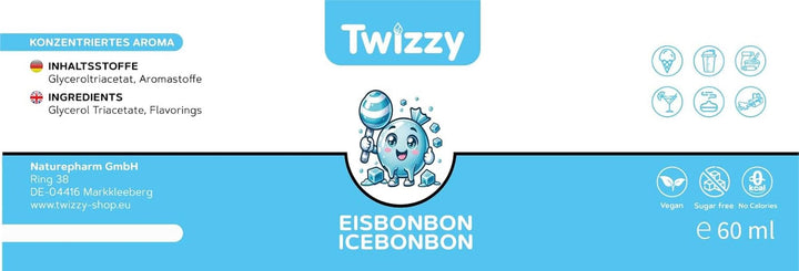 Twizzy Aroma Concentrata Ice Candy, 60 ml