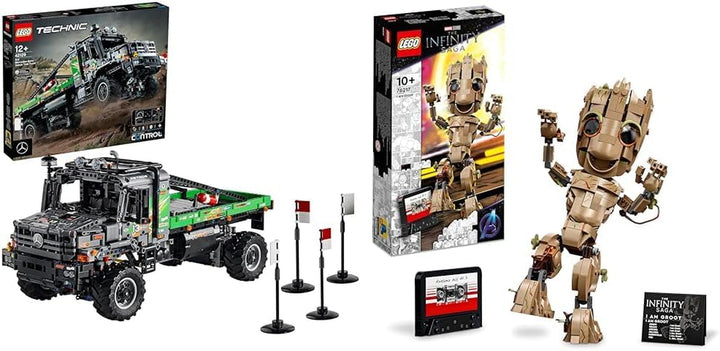 LEGO 42129 Technic 4X4 Mercedes-Benz Zetros Offroad Truck, mașină controlată de la distanță, jucărie camion controlată prin aplicație, idee de cadou pentru adulți și copii, bărbați și femei