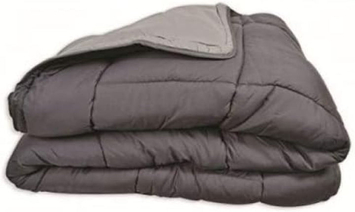 Poyet Motte Calgary Duvet Cover Poliester Steel/Silver, Poliester, Acier/Argent, 220X160X1 Cm