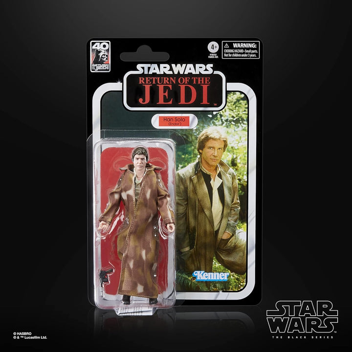 Star Wars Seria Neagră Han Solo, 15 Cm Tall Action Figure Zu Wars: The Return of the Jedi Knight