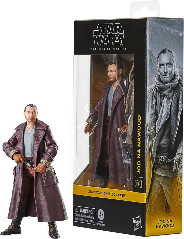 Star Wars Seria Neagră Piratul Căpitan Brutus (Port Borgo), Skeleton Crew Action Figure (15 Cm)