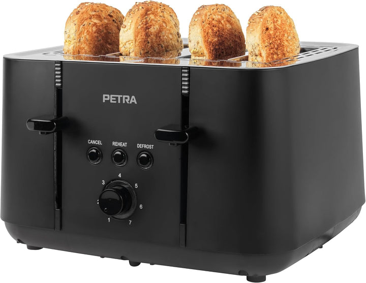 Petra PT5240 Espresso Machine With Milk Frother - 1.4 L, Bpa-Free, Single & Double Barista Style Espresso, Compact, Pompă de presiune italiană de 15 Bar, Compatibil cu cafea măcinată, 1465W