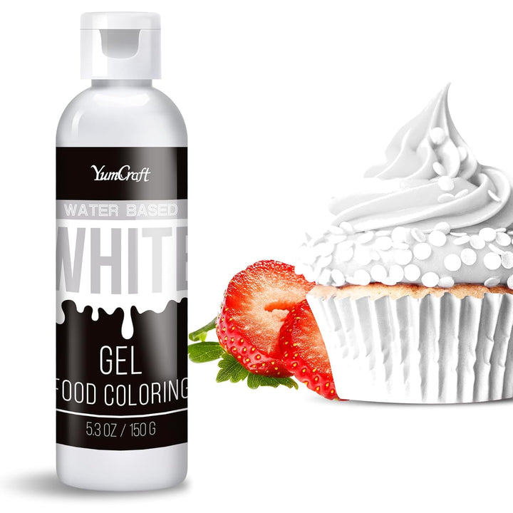 Lebensmittelfarbe Gel - Hoch Konzentriert Gel Lebensmittel Farbe Zum Kuchen, Backen, Ostereiern, Getränken - Zuckerfrei Food Coloring Für Fondant, Zuckerguss, Slime, Tortendeko (Rot, 150G)