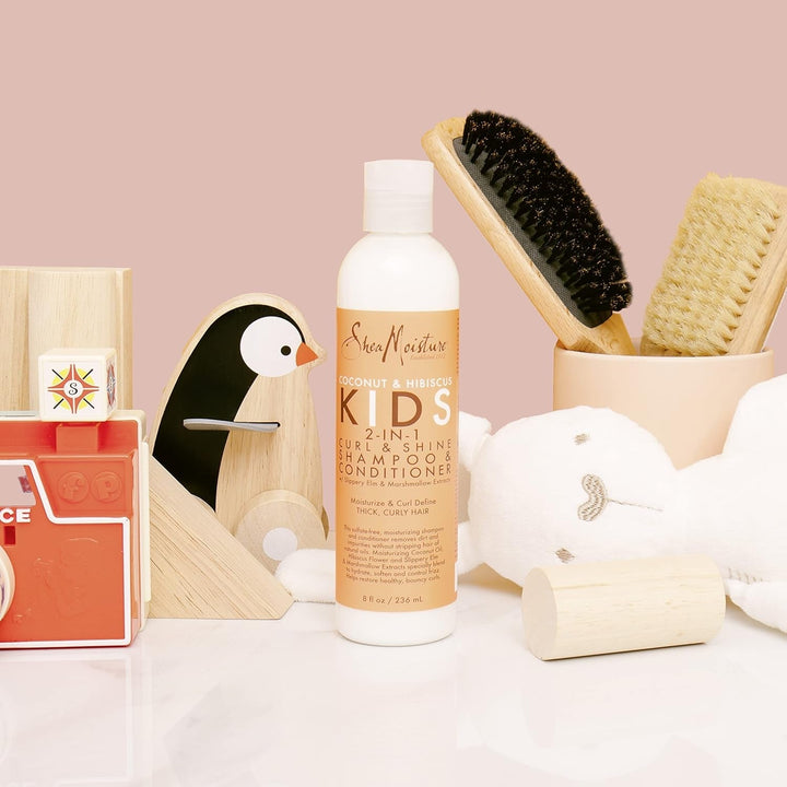 Kids Coconut & Hibiscus Extra Hidratant 237ml Produse pentru descurcarea părului Naty Shop