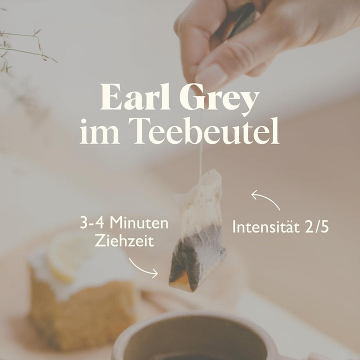 Twinings EARL GREY Ceai negru în pliculețe, rafinat cu aromă de bergamotă - Ceai negru din China, renumit în întreaga lume și extrem de revigorant, pachet de 1 (25 pliculețe)
