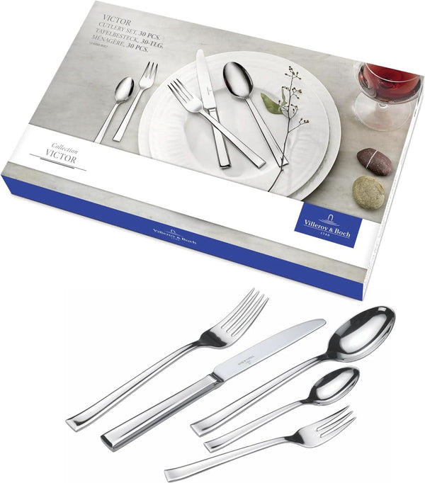 Villeroy & Boch - Set de tacâmuri din otel inoxidabil Victor, 30 piese pentru 6 persoane