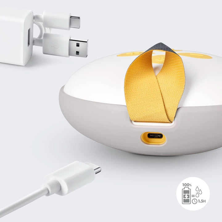 Medela Swing Maxi Elektrische Doppelpumpe – Über USB Aufladbar – Mehr Milch in Kürzerer Zeit – Mit Personalfit Flex Brusthauben Und Medela 2-Phasen-Expression-Technologie, 1 Stück (1Er Pack)