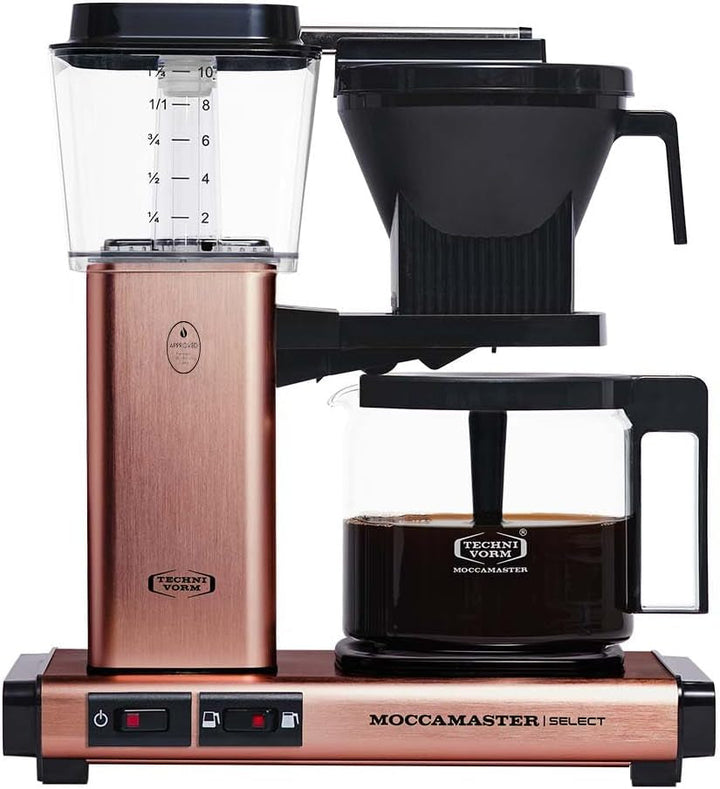 Moccamaster KBG Select, Cafetieră, Cafetieră cu filtru, Yellow Pepper, 1,25 litri