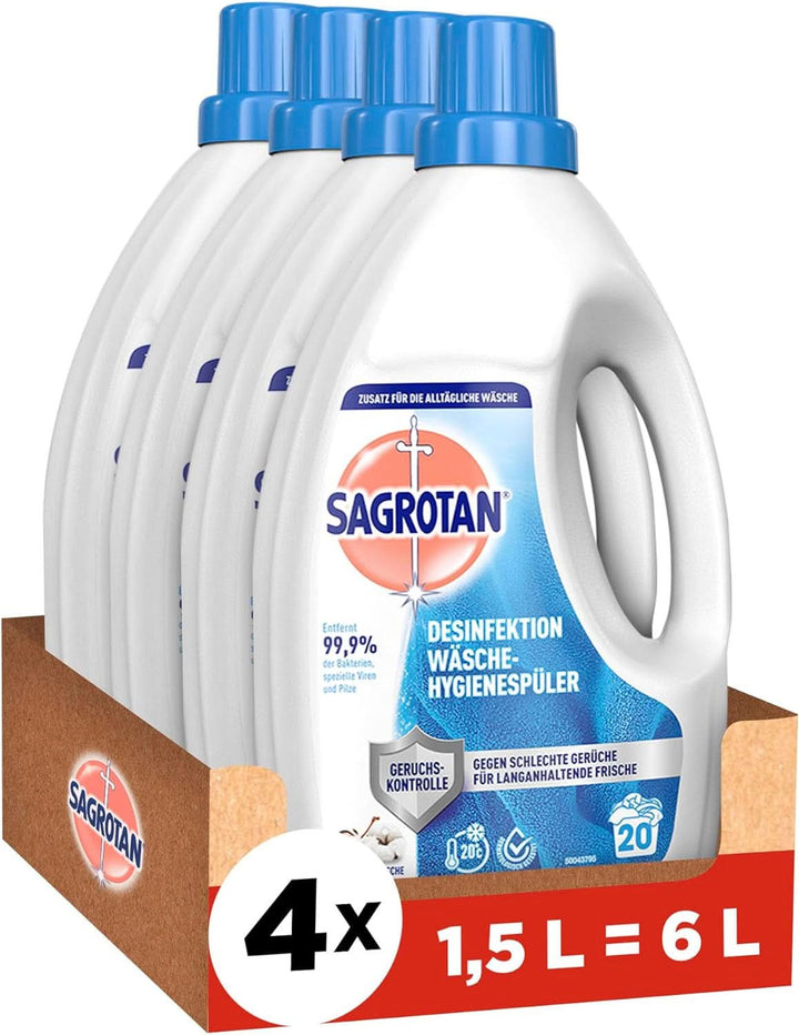 Sagrotan Detergent pentru igiena rufelor Sky Fresh Refill - efect dezinfectant, pentru rufe curate și proaspete din punct de vedere igienic