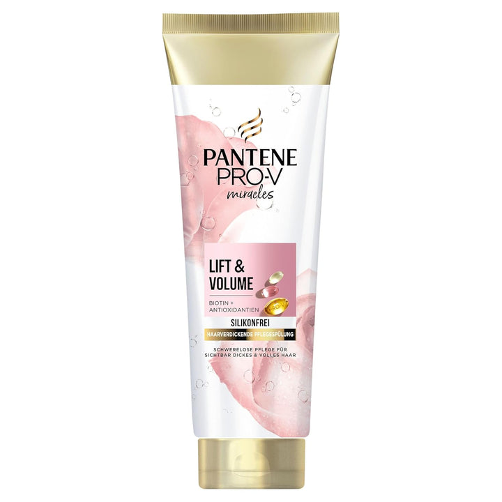 Pantene Pro-V Lift & Volume Haarverdickendes Shampoo Mit Biotin, Silikonfrei 250Ml. Pro-V Miracles Shampoo, Angereichert Mit Antioxidantien. Sichtbar Dickeres Und Volleres Haar