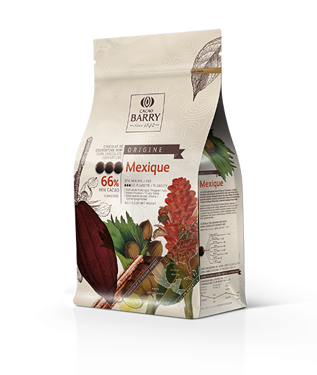 Ciocolata Neagra 66 % Mexique, 1 kg, Cacao Barry Materii Prime Profesionale Naty Shop