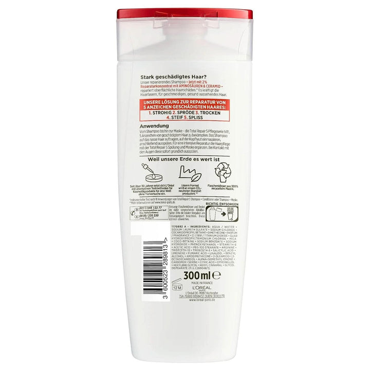 L'Oréal Paris Elvital Total Repair Shampoo 300 ml