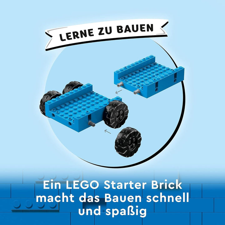 LEGO 60391 Vehicule de construcții urbane și macara cu minge de distrugere, jucărie cu excavator, autobasculantă și vehicule de transport, jucărie educativă pentru copii de 4 ani și peste