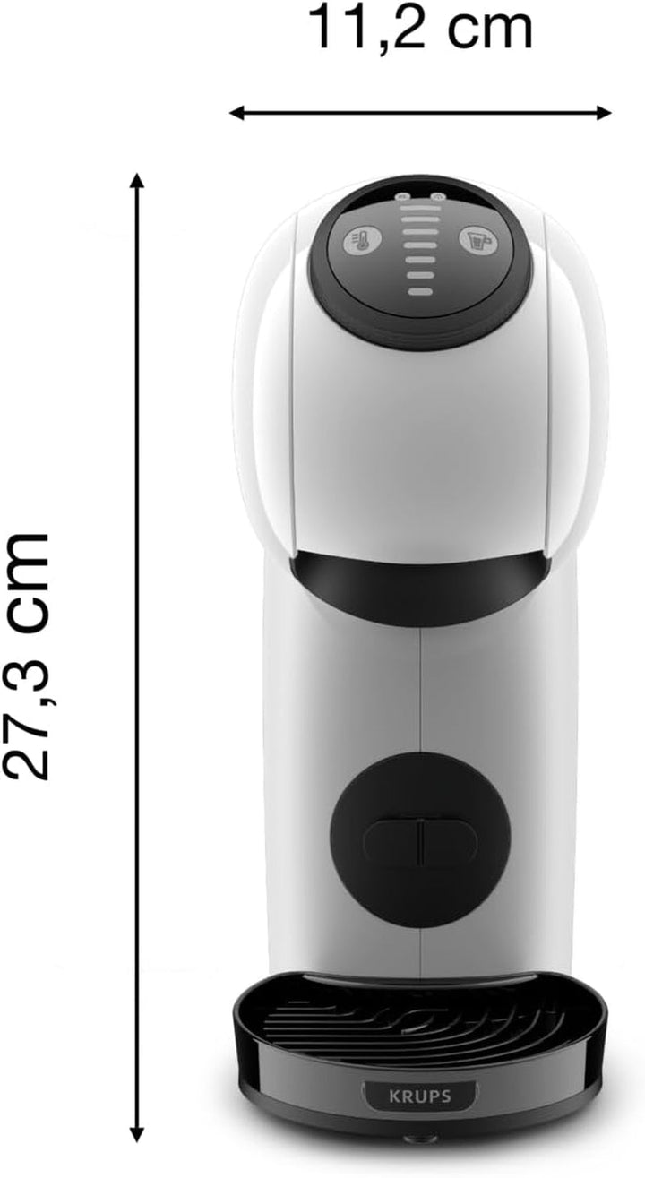 NESCAFÉ DOLCE GUSTO Krups Genio S, Mașină de cafea pentru espresso și alte băuturi cu capsule, Automată, Alb