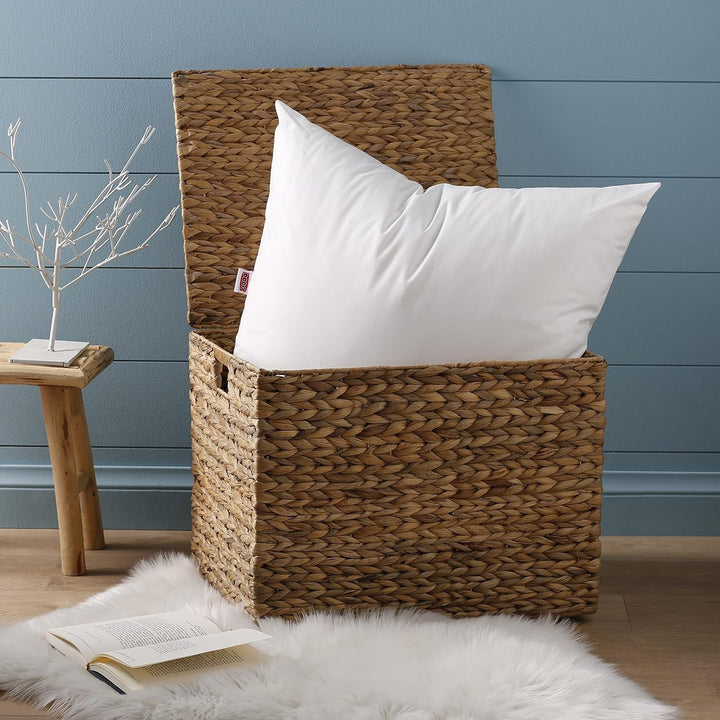 DODO Premium Pillow, 60 X 60 Cm, Medium Comfort, Perna Cloud De Douceur | Miteproof And Fluffy | Percale Cotton + Piping Lavabilă la mașină la 40 °C