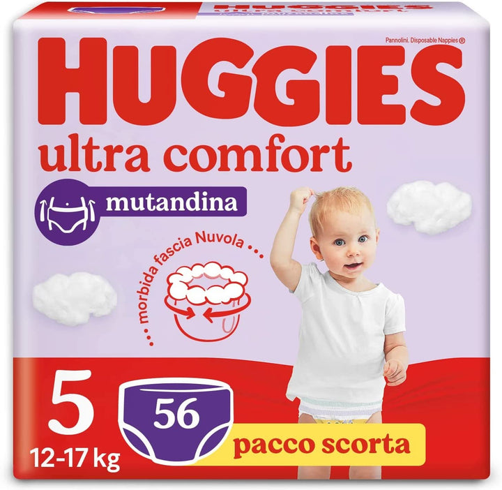 Huggies Ultra Comfort-Windelhöschen, Größe 6 (15-25 Kg), Packung Mit 60 Windelhöschen