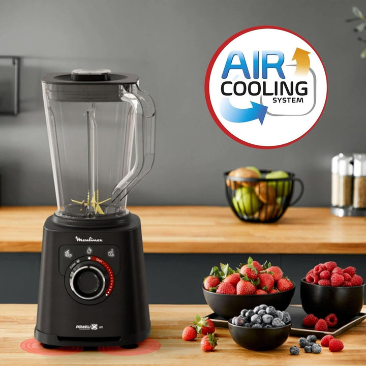 Perfect Mix+ LM88A8 Standmixer, 1200 W, Schnelle Ergebnisse, 1,5 L Fassungsvermögen, 3 Programme: Smoothie-Mixer, Eiszerkleinerer, Autoclean, Tritan-Krug, Inklusive Paddel, Schwarz