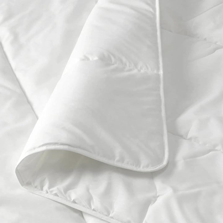Lenjerie de pat italiană Prestige cuvertură de vară din microfibră, albă, dublă, 100% Plapumi si pilote Naty Shop