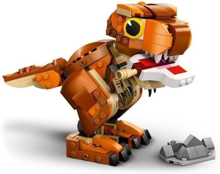 LEGO Jurassic World Little Eatie: T.Rex, jucărie de construcție pentru băieți și fete de la 7 ani, set de construcție cu dinozaur, cadou pentru copii, model cu gură, cap și coadă mobile 76967