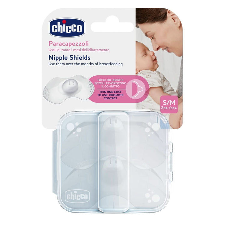 Chicco 00009033000000 Skintoskin Brustwarzenschoner, Silikon, Transparent