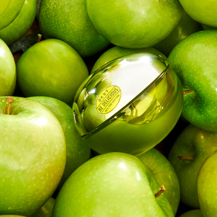 Set cadou DKNY Be Delicious pentru femei - Apă de parfum 100ml, Format călătorie 15ml, Gel de duș 150ml - Parfum fructat verde cu măr, Acțiune de lungă durată