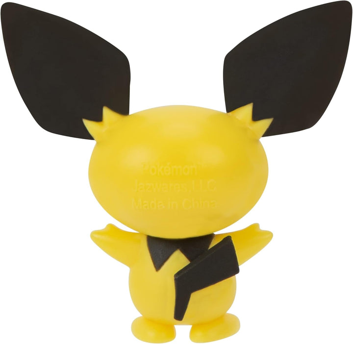 Pokemon PKW2778 Select 3-Pack cu Pichu și Pikachu și figuri de luptă Raichu de 7,6 cm, Evolution Multipack Style 2