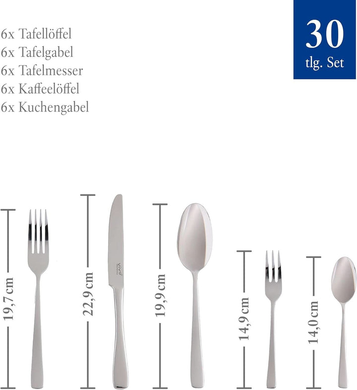 Vivo by Villeroy & Boch - Set tacâmuri Voice Basic 30 piese pentru 6 persoane