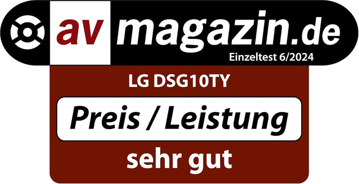 LG DSG10TY 3.1 Dolby Atmos Soundbar (420W) Mit Kabellosem Subwoofer (Wow Cast, HDMI, Bluetooth) [2024], Schwarz