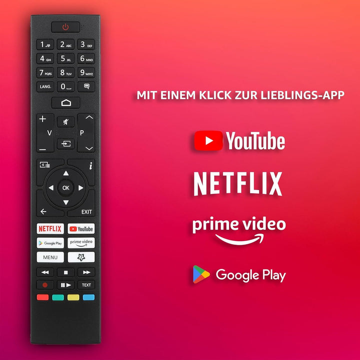 Telefunken Fernseher 50 Zoll Android Smart TV (4K UHD, HDR Dolby Vision, Triple-Tuner, Bluetooth, Dolby Atmos) D50U750X2CWI